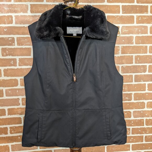 Ann Taylor Fur Lined Vest - Picture 1 of 4
